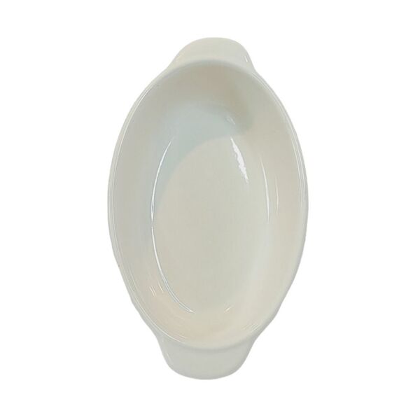 Pfaltzgraff Ivory Oval Casserole Dish 9" - Picture 3 of 4